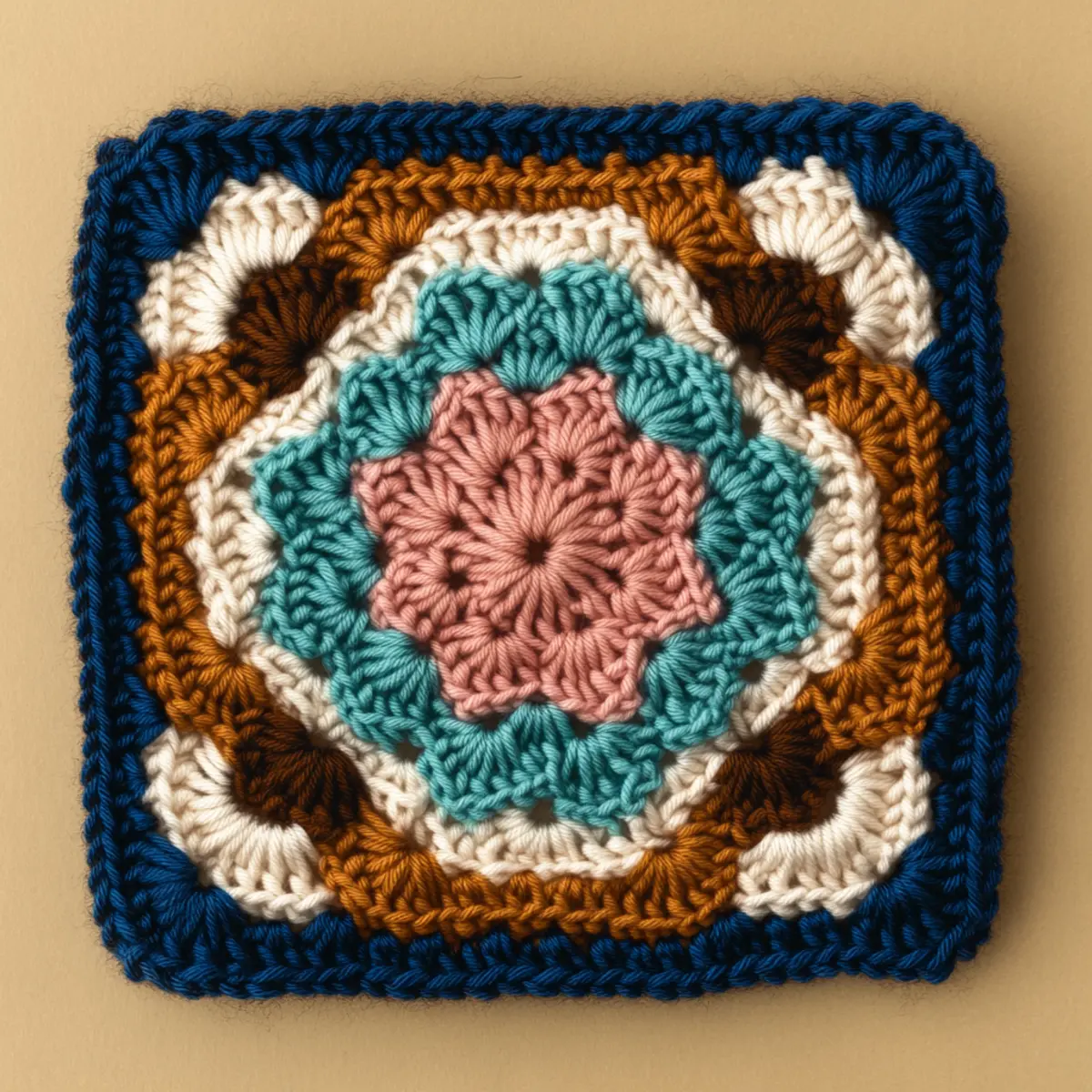 colorful granny square