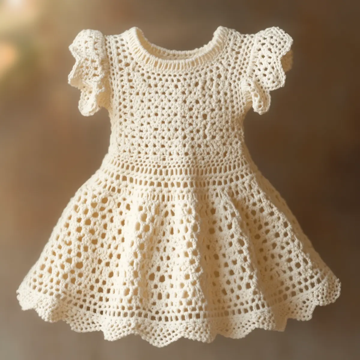 girls crochet dress