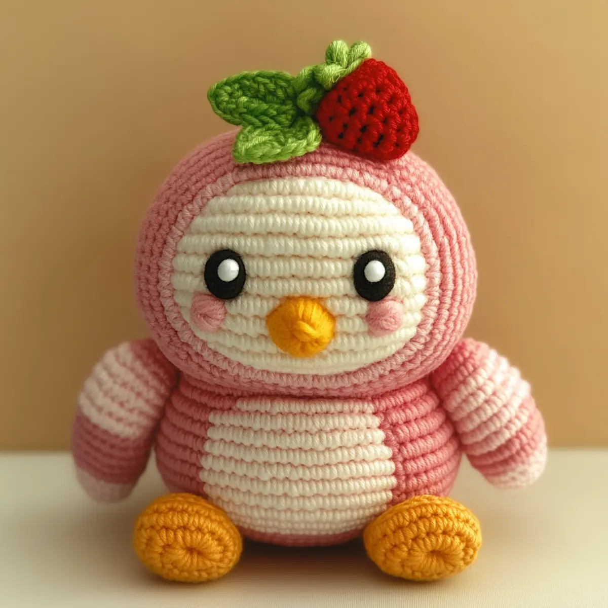 crochet penguin plush