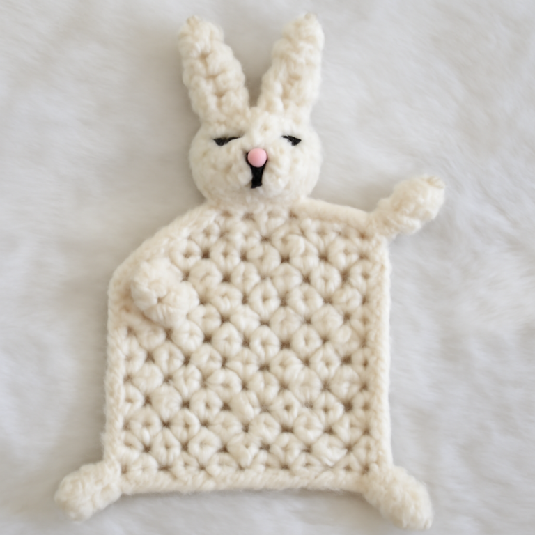 Cozy Bunny Crochet Lovey: A Quick and Adorable Project