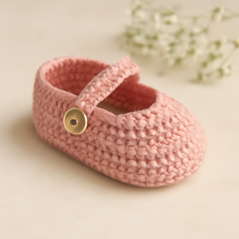 Cozy Crochet Baby Shoes: Beginner-Friendly & Adorable!