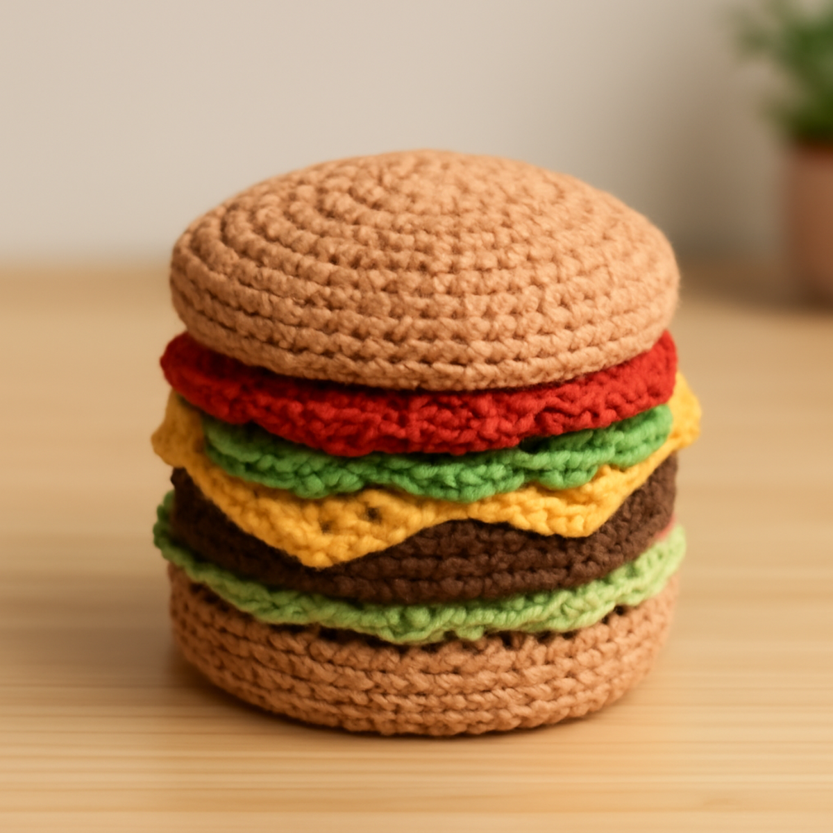 Cozy Crochet Burger: A Fun, Easy Project for All Crafters