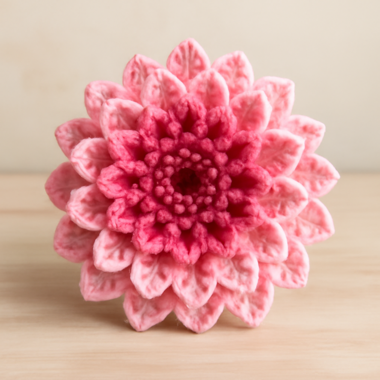 Crochet Dahlia Flower: Whimsical Blooms to Brighten Your Space