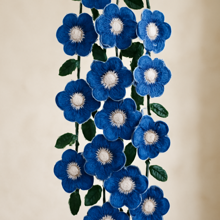 Charming Crochet Flower Curtain: A Colorful DIY Delight