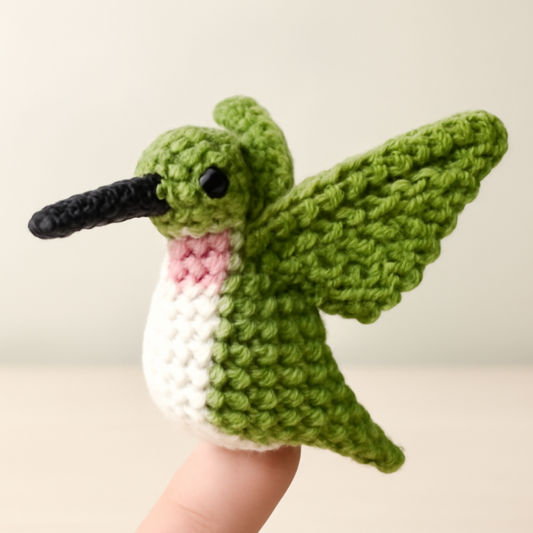 Whimsical Crochet Hummingbird: Add Charm to Your Space