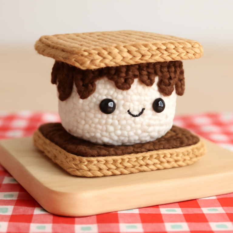 Charming Crochet S’mores Pattern: Whimsy in Every Stitch