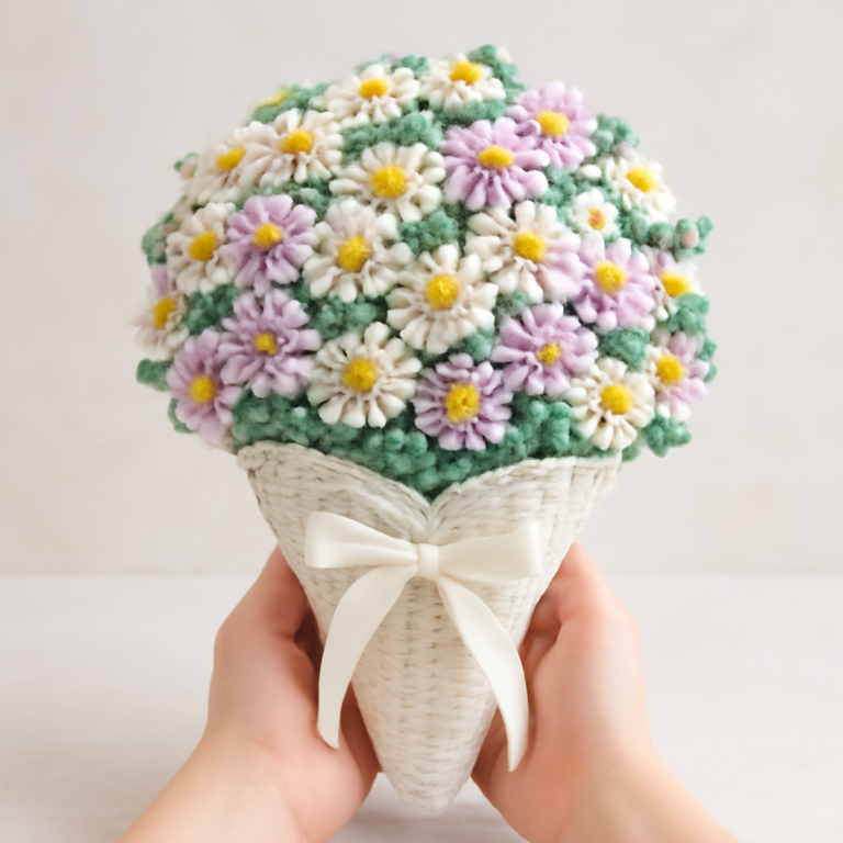 Daisy Bouquet Crochet Blanket: A Cozy Floral Delight