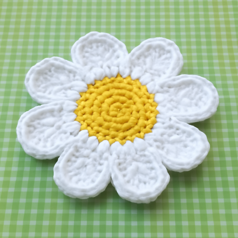 Charming Daisy Coasters Crochet: Quick & Whimsical Project