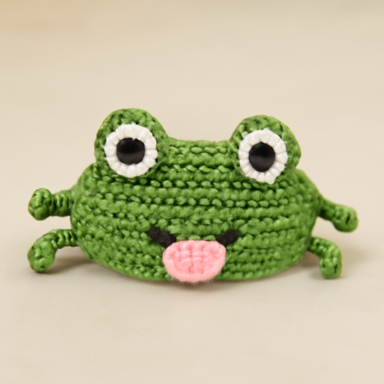 Cozy Frog Mug Hugger Crochet Pattern for Beginners