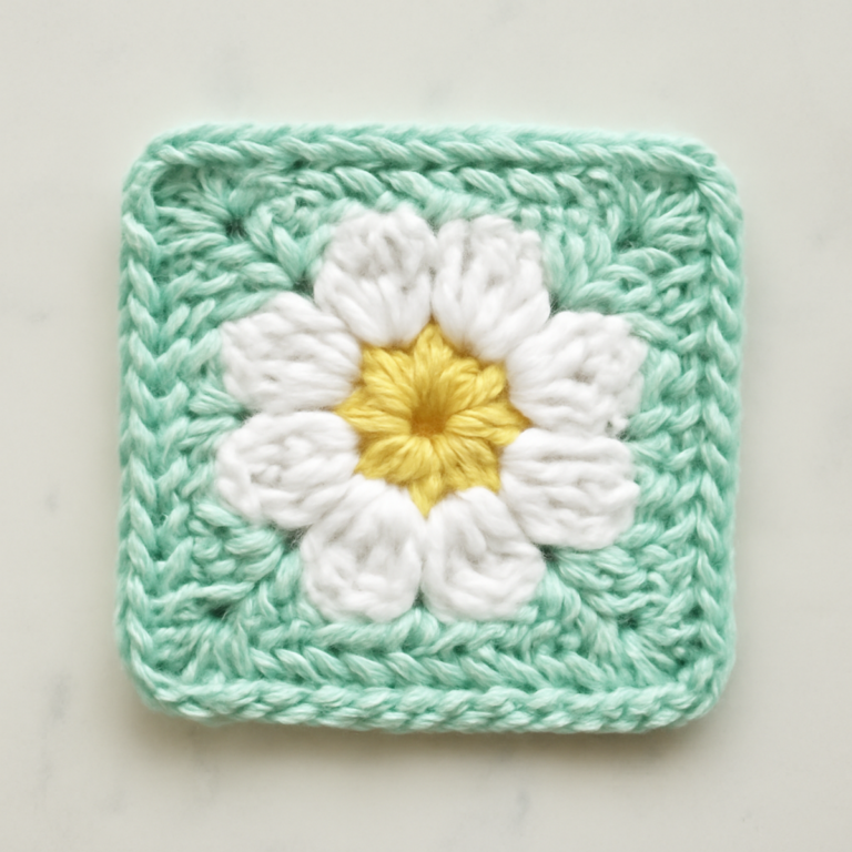 Dainty Daisy Granny Square Crochet: A Floral Delight