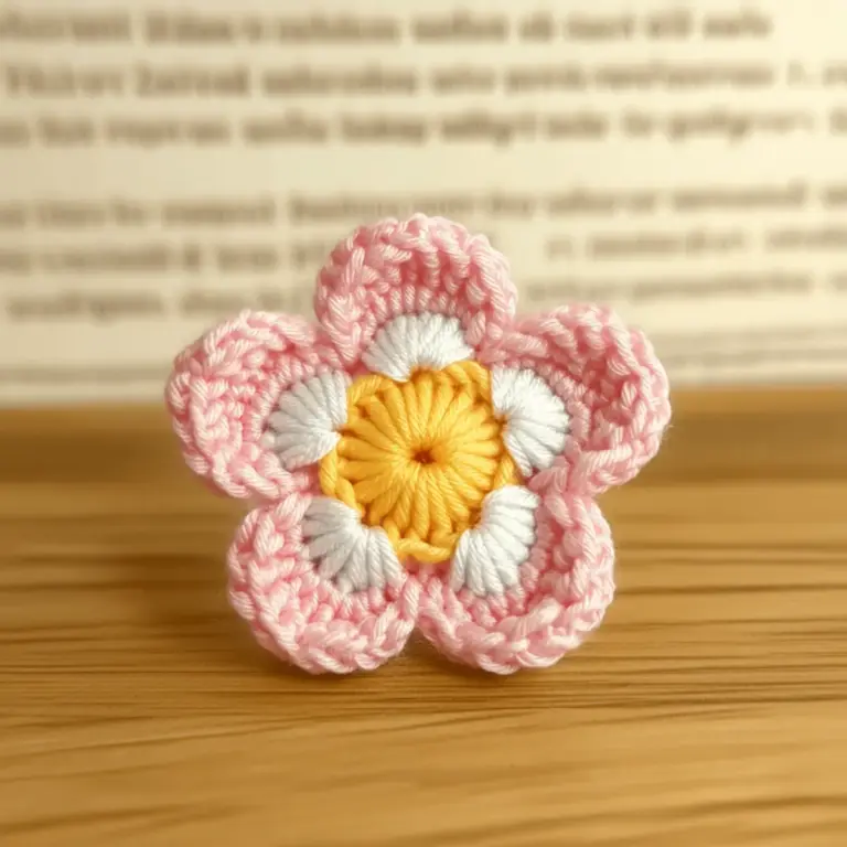 crochet flower beginner