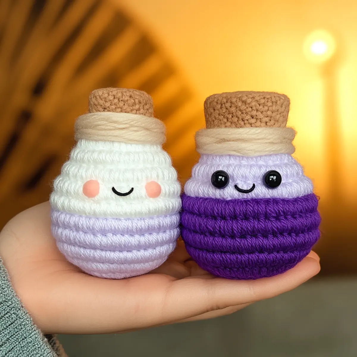 crochet potion bottle