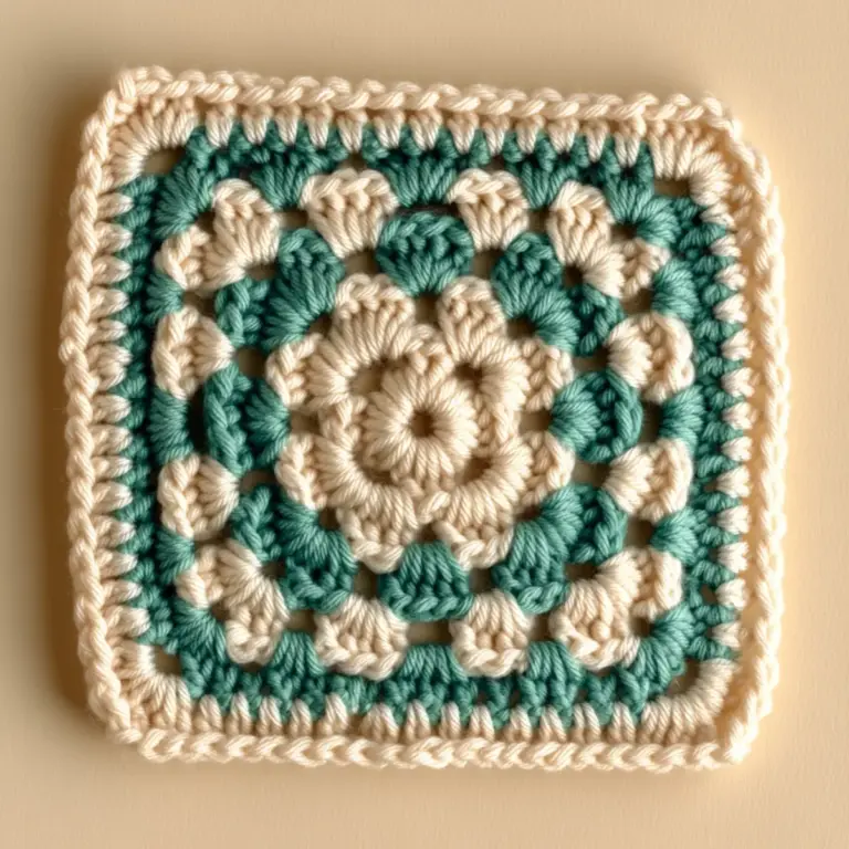 Floral Granny Square: Cozy Design for Modern Crafters