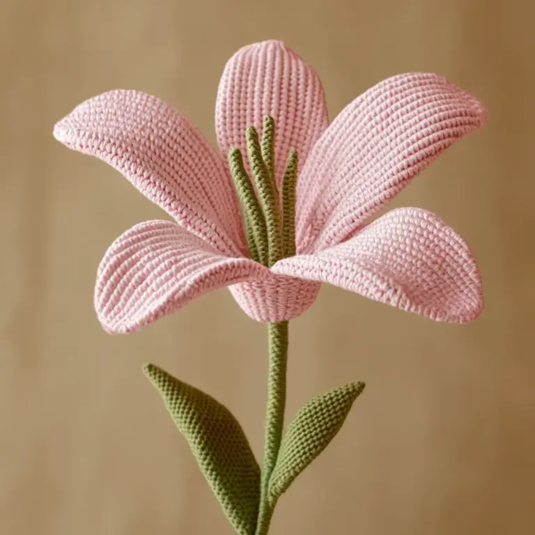 Elegant Crochet Lily Petal Tutorial for Aesthetic Decor