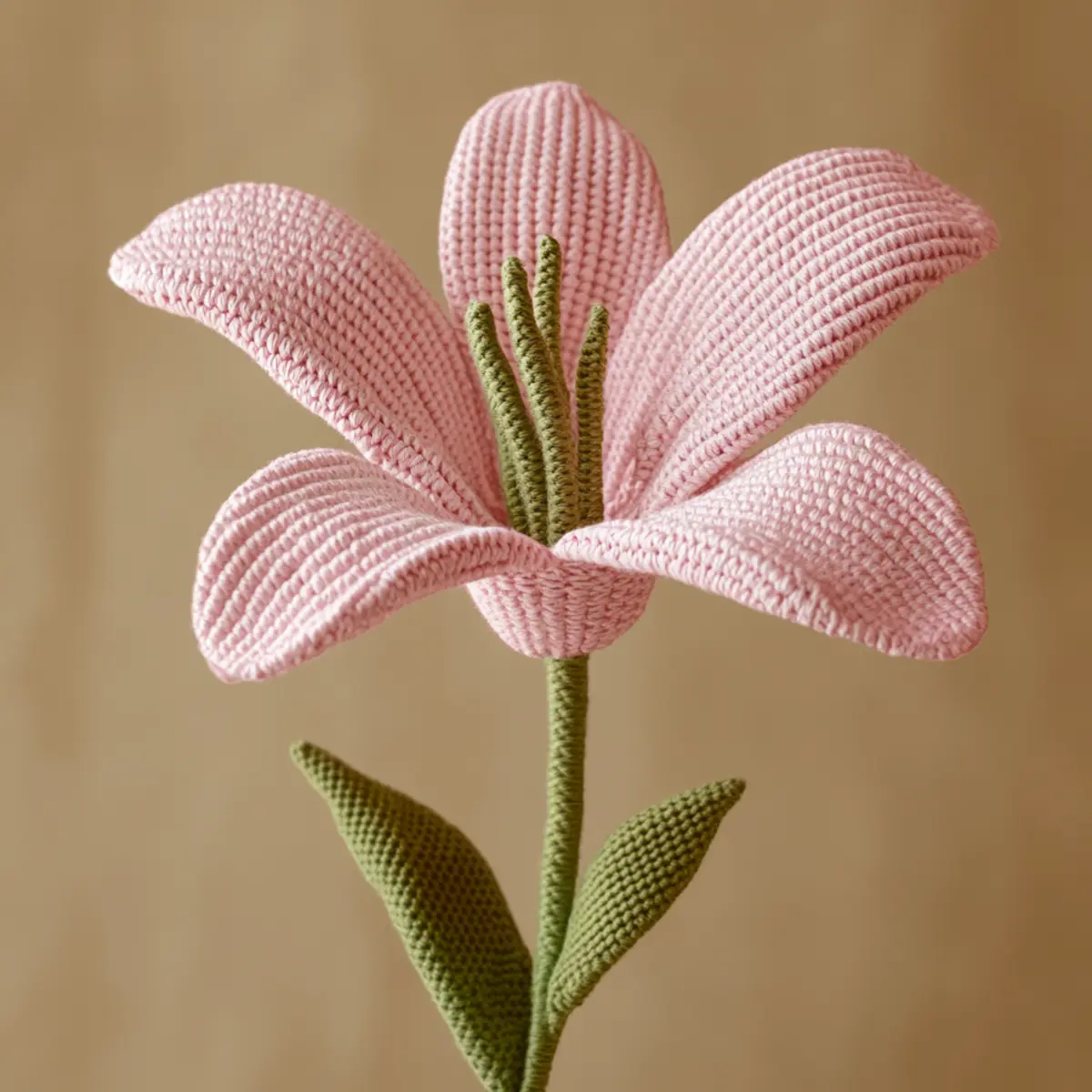 crochet lily petal