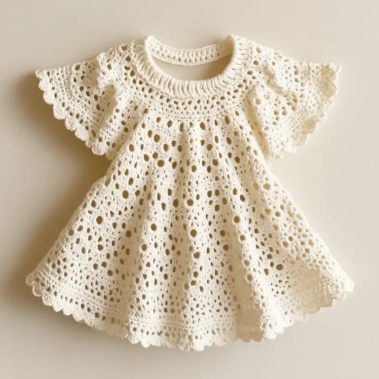 crochet girls dress