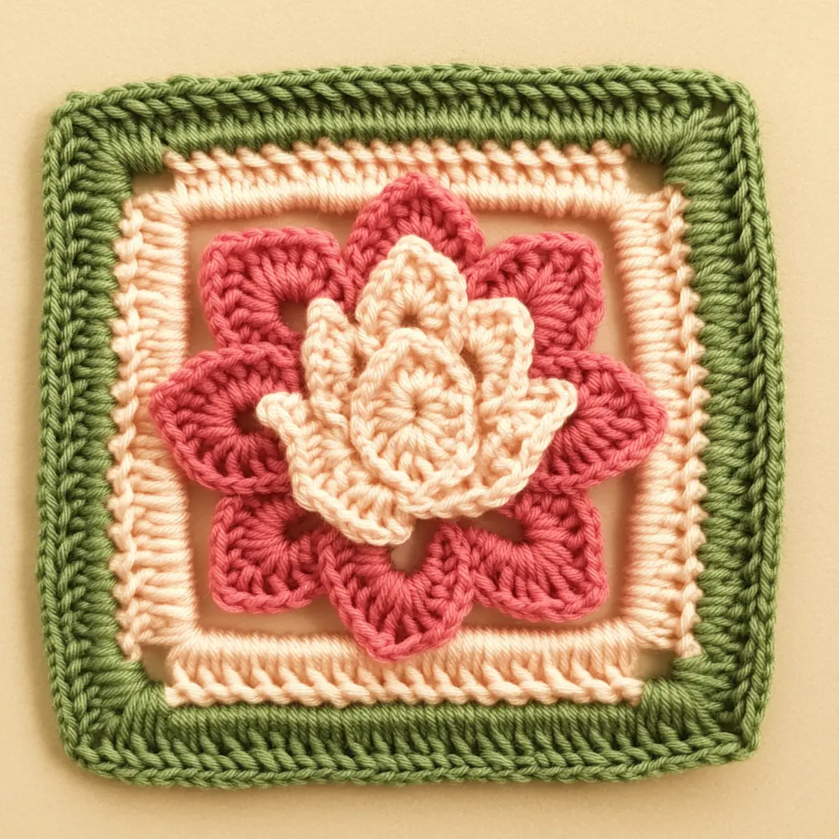 lotus granny square