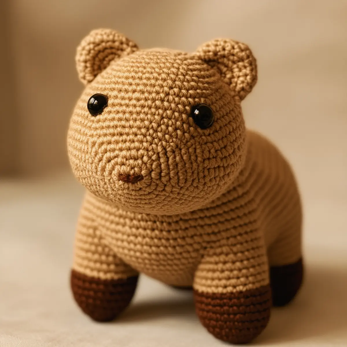 crochet capybara