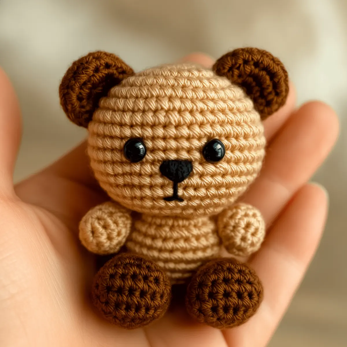 crochet teddy bear