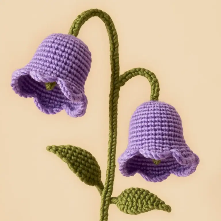 crochet bell flower