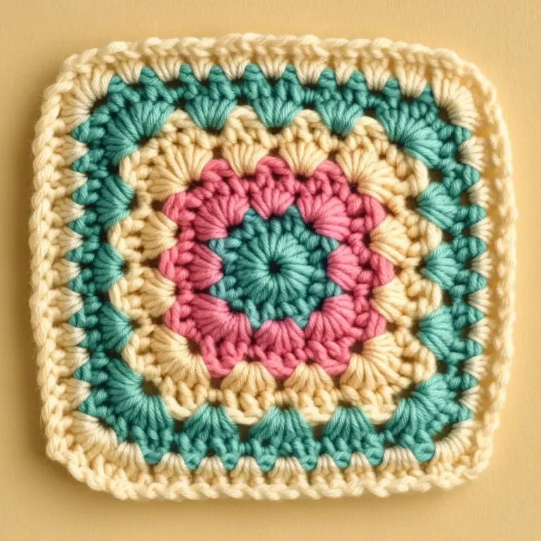 Pastel Granny Square Pattern: Cozy Colorful Creations