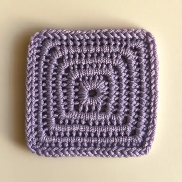 Cozy Solid Granny Square: Quick Beginner-Friendly Project