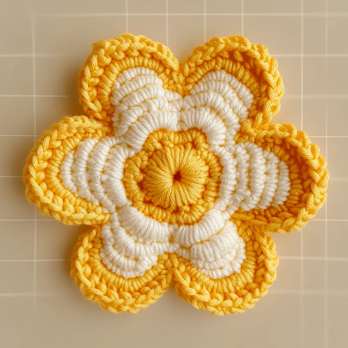 crochet flower pattern