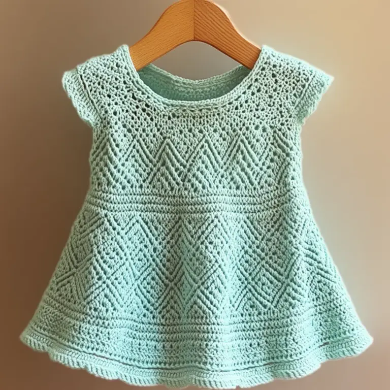 mint chevron lace dress