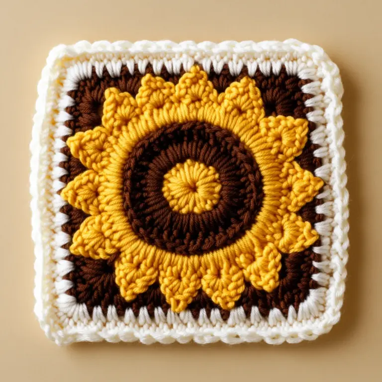 sunflower crochet pattern