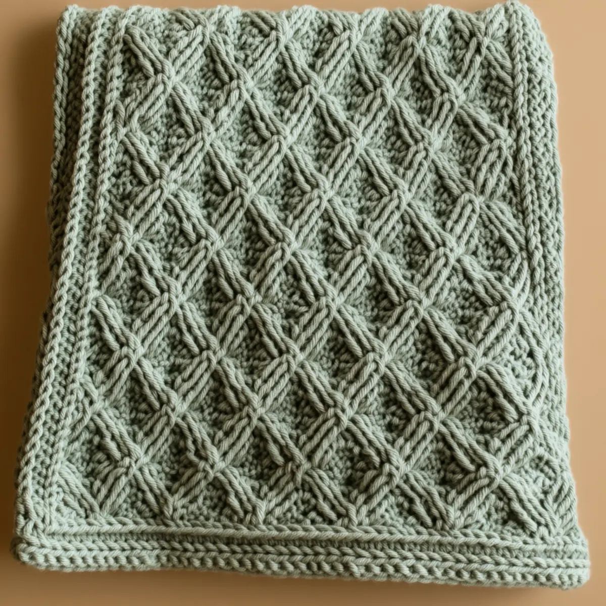 lattice baby blanket