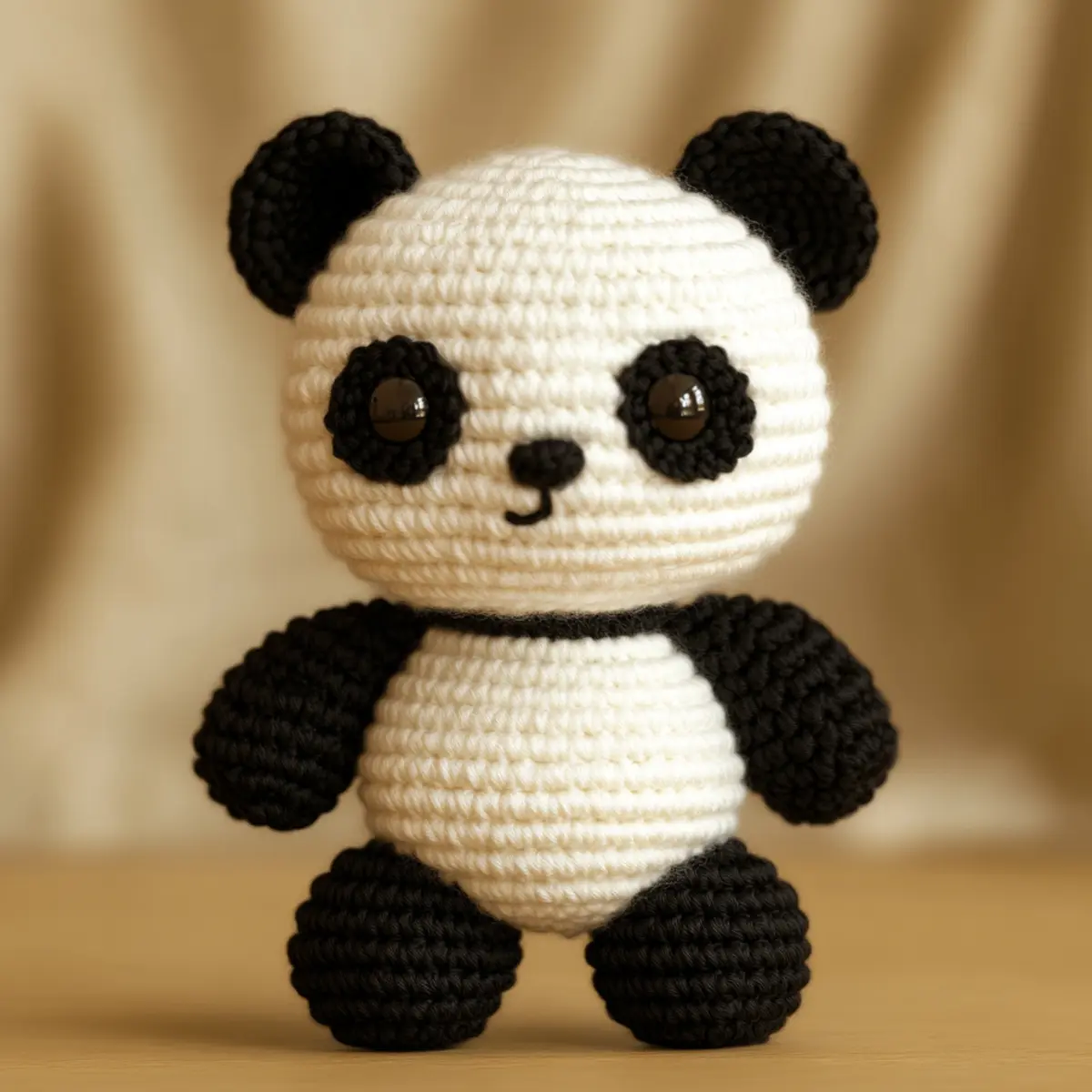 panda amigurumi crochet