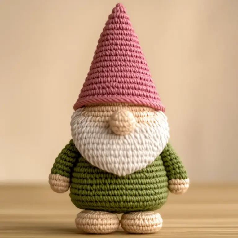 Charming Crochet Gnome Plush: Whimsical Decor for All Occasions