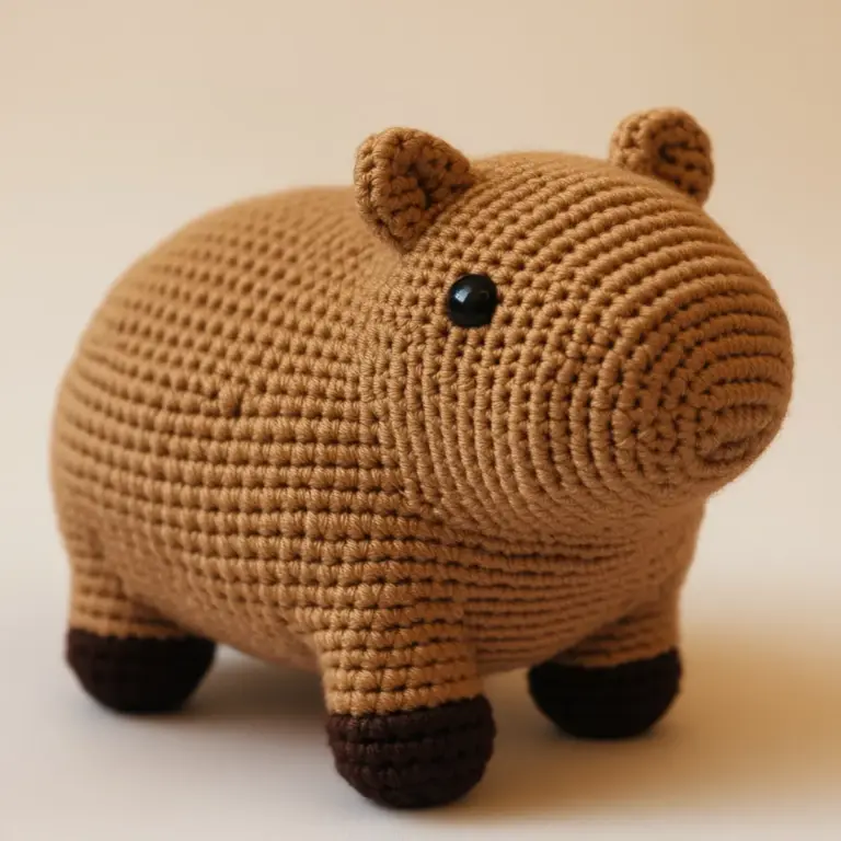 crochet capybara pattern