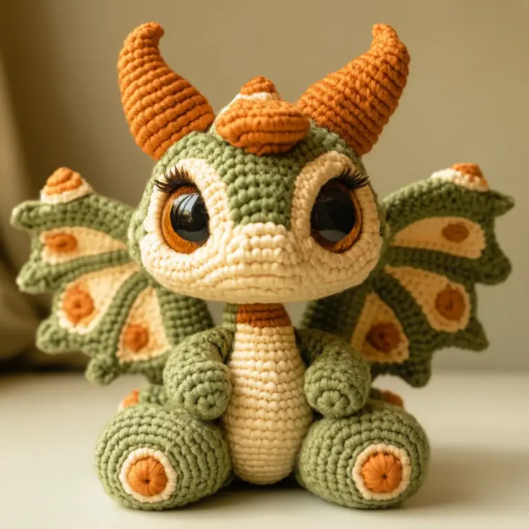 Whimsical Crochet Dragon Pattern for All Ages