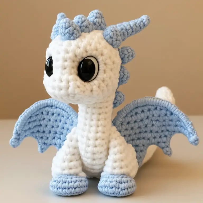 Whimsical Baby Dragon Crochet: A Cozy Amigurumi Delight