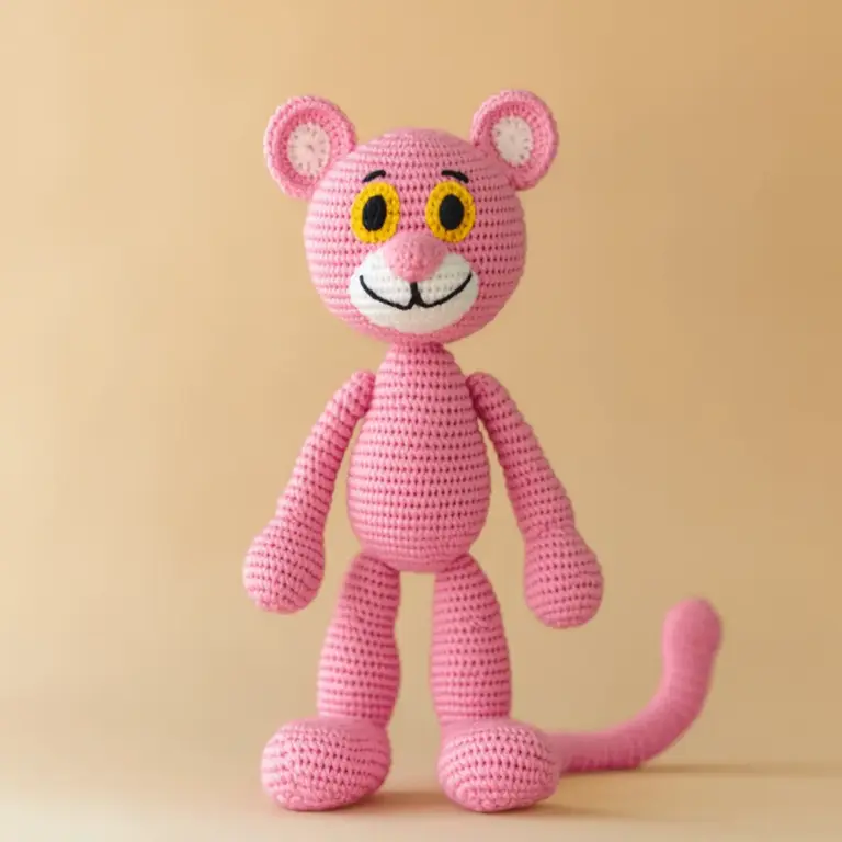 amigurumi pink panther