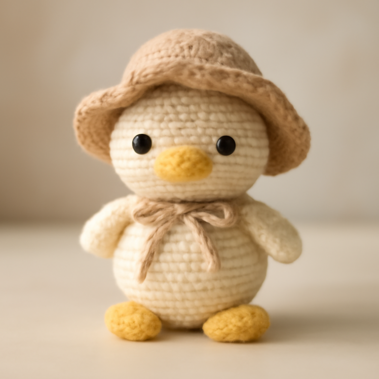 Charming Amigurumi Duck: A Whimsical Crochet Project