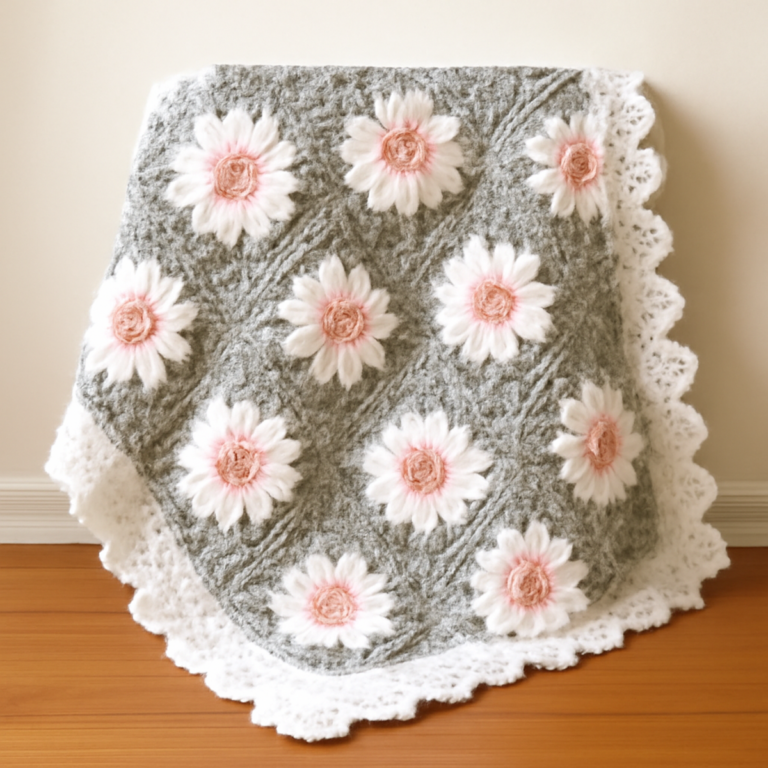 Charming Daisy Baby Blanket Crochet for Cozy Nurseries
