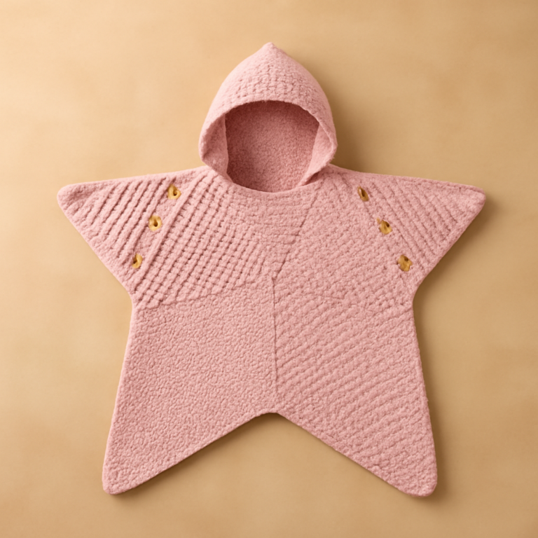 Cozy Star-Shaped Baby Crochet Blanket Pattern