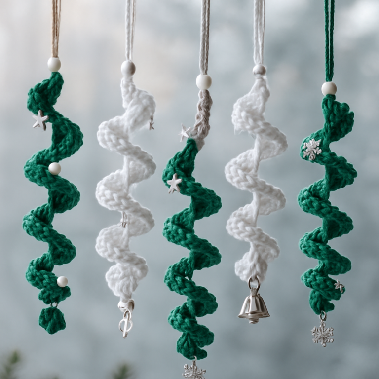 Cozy Christmas Corkscrew Spiral Ornament: A Quick DIY Guide