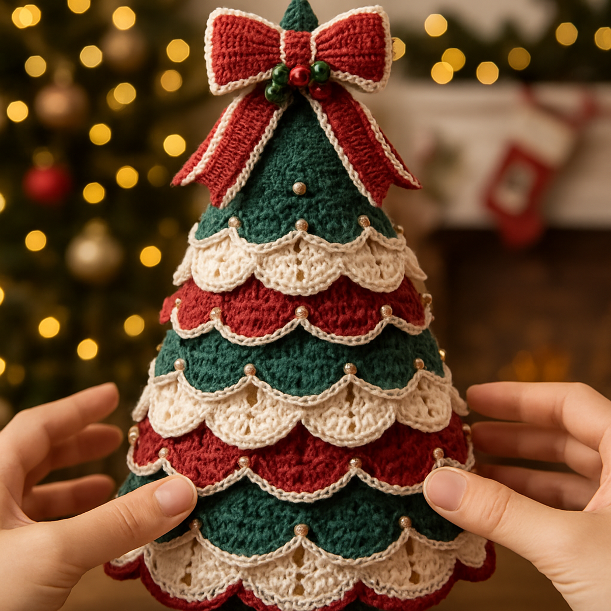 Cozy Christmas Gnome Hanging Decoration: A Fun Crochet Project