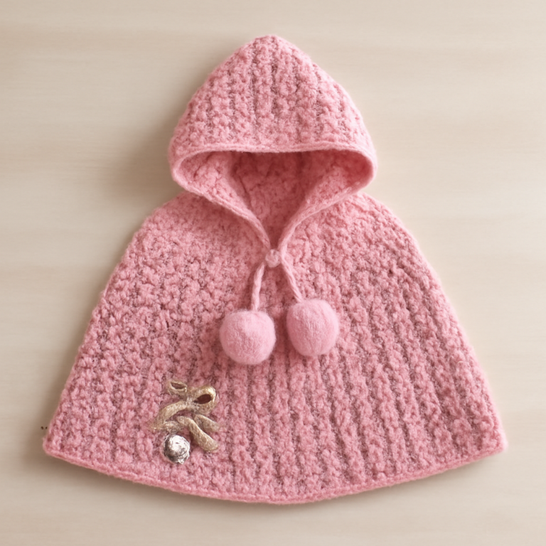 Cozy Crochet Baby Hoodie: A Playful Pastel Delight