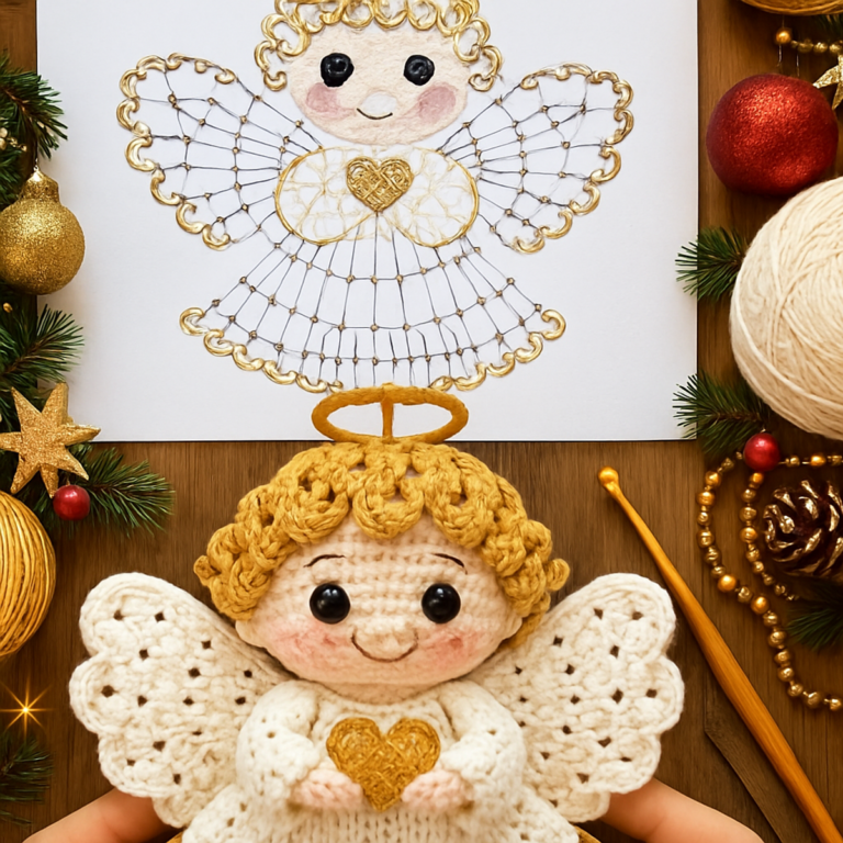 Cozy Crochet Christmas Angel Doll: A Whimsical Tutorial
