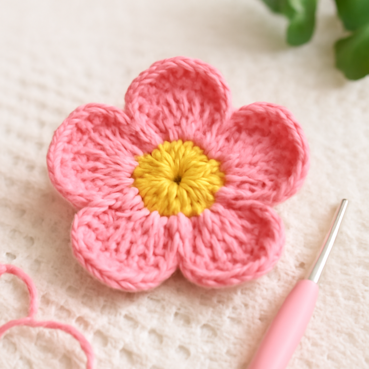 Vibrant Crochet Flower Beginner Pattern: Quick & Fun!