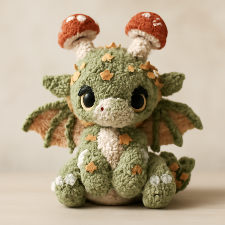 Cuddle Your Imagination: Crochet Forest Dragon Pattern