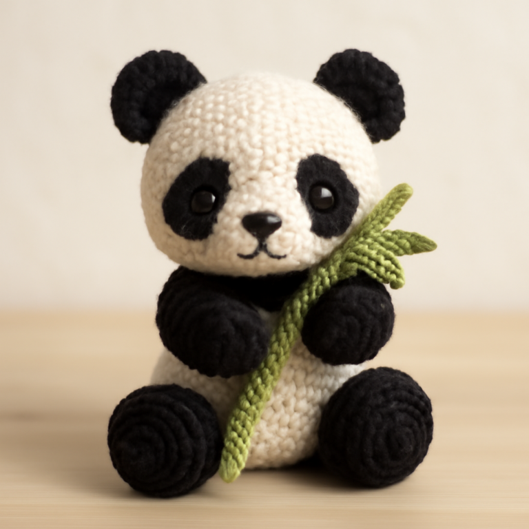 Delightful Crochet Panda Bear: A Cuddly Toy for All Ages