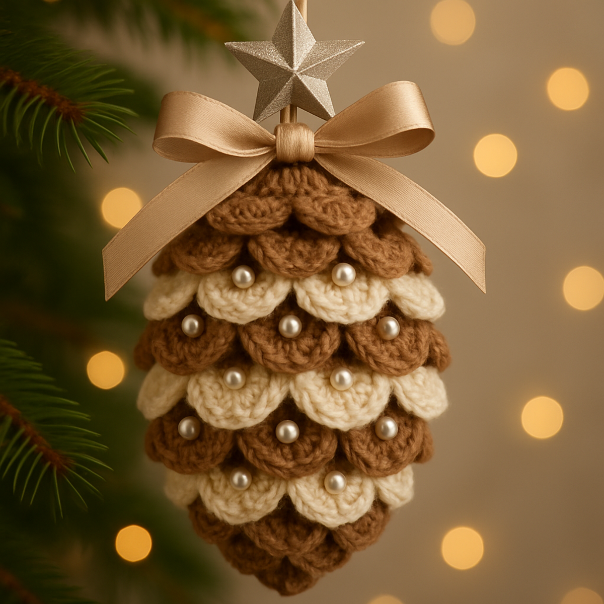Cozy Crochet Pinecone Christmas Ornament: A Simple Guide