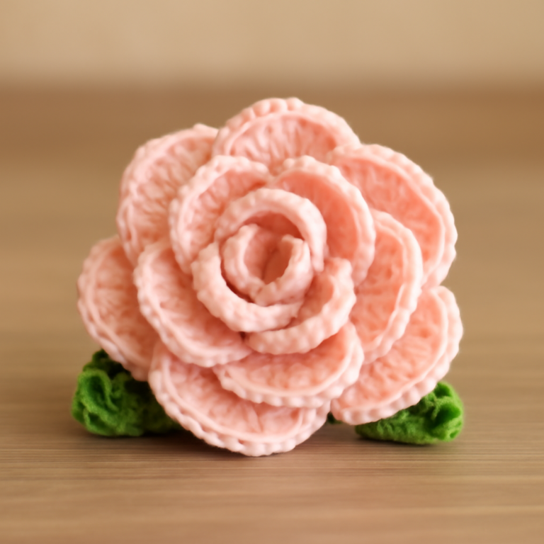 Charming Crochet Rose Pattern for Gorgeous Home Decor