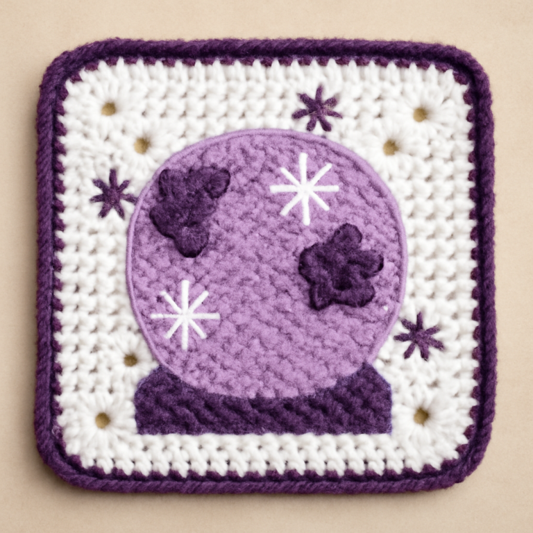 Whimsical Crochet Square Pattern for Cozy, Colorful Creations