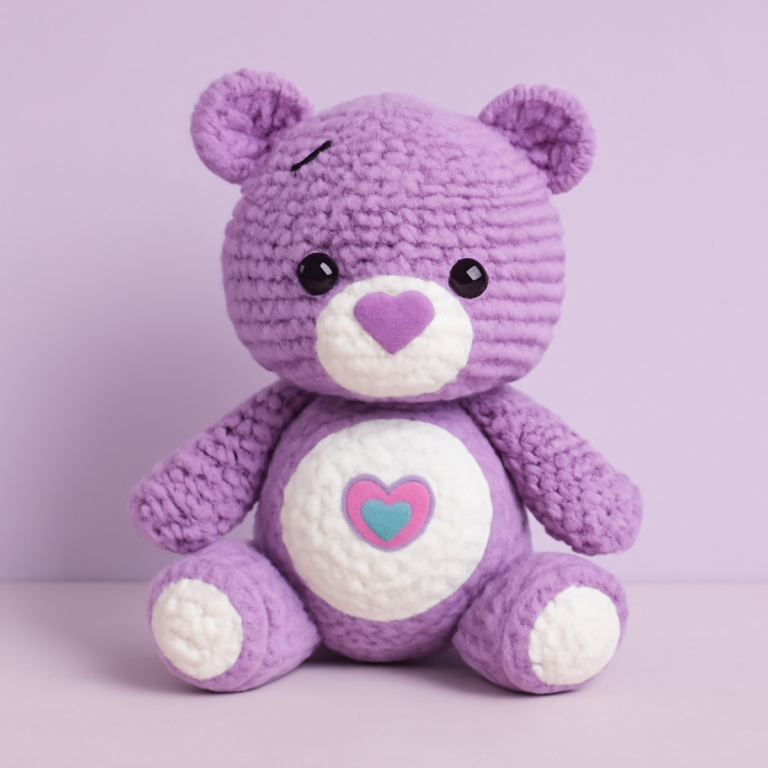 Charming Crochet Teddy Bear: A Whimsical Amigurumi Pattern